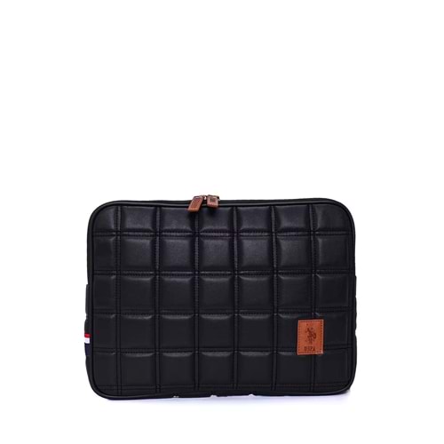 Us Polo Deri Tablet Çantası Siyah Plevr22499