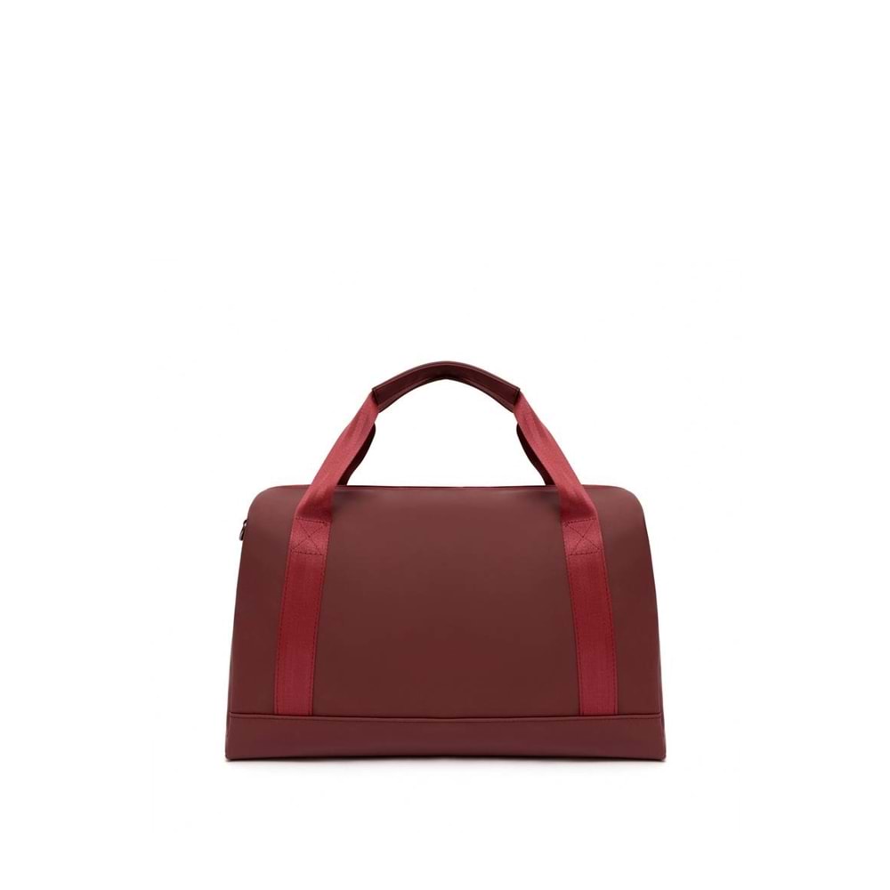 U.S. Polo Assn. Duffle P.U Deri Kabartmalı Bordo Çanta Plduf22601