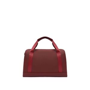 U.S. Polo Assn. Duffle P.U Deri Kabartmalı Bordo Çanta Plduf22601