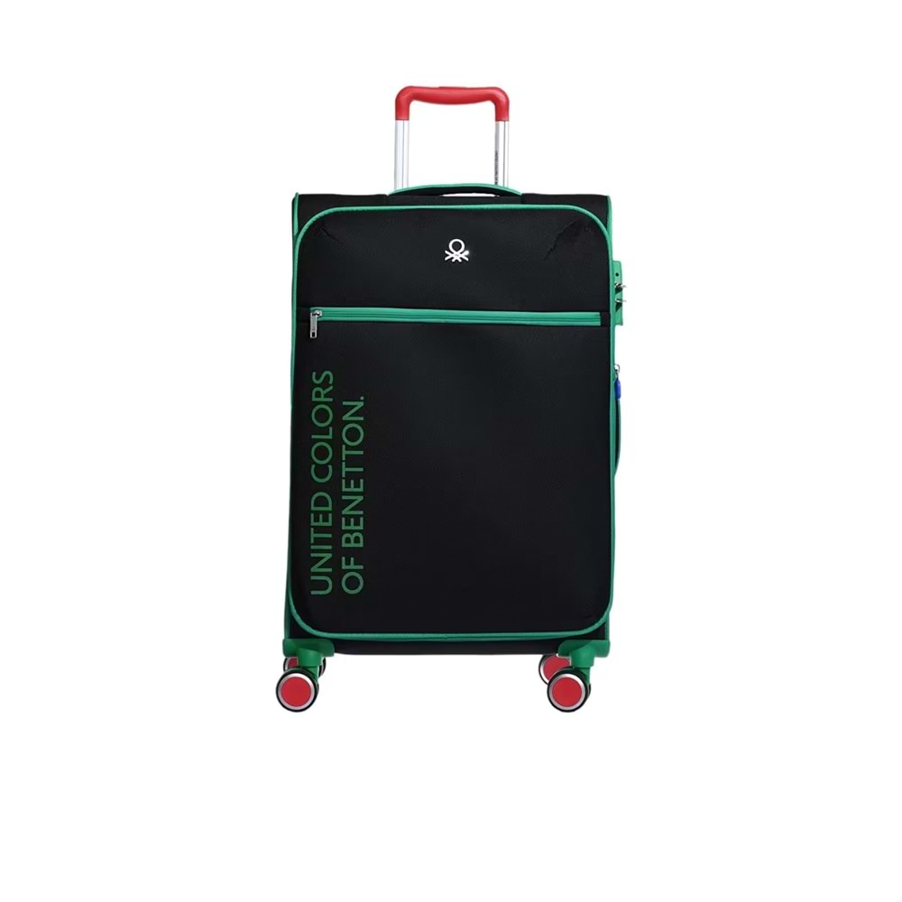 Benetton Siyah Unisex Orta Boy Bavul