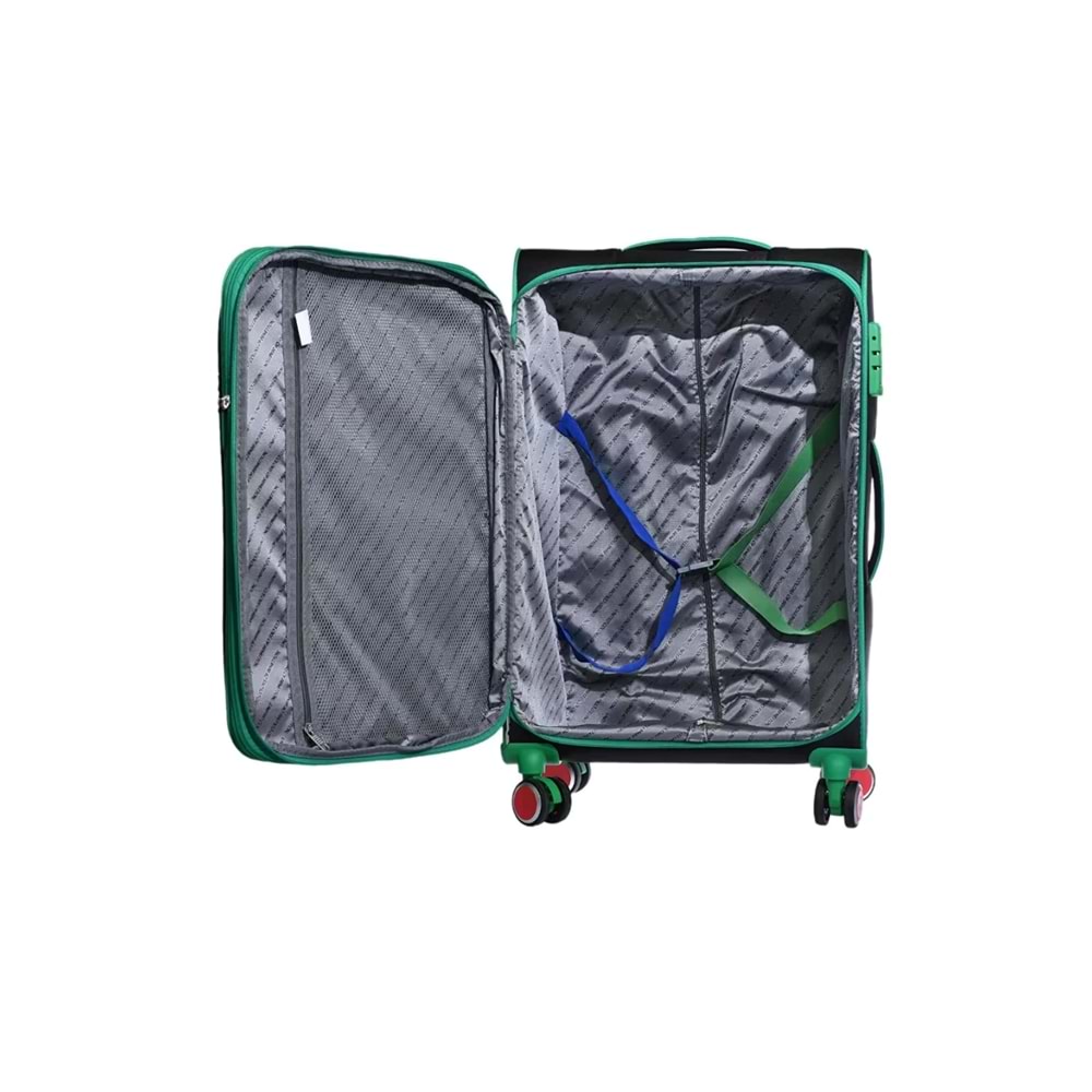 Benetton Siyah Unisex Orta Boy Bavul