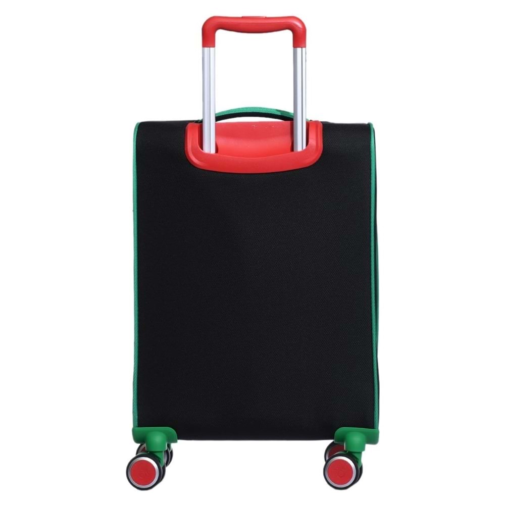 Benetton 14BNT2100-03-S Trolley 50 Cm Siyah Kabin Boy Valiz
