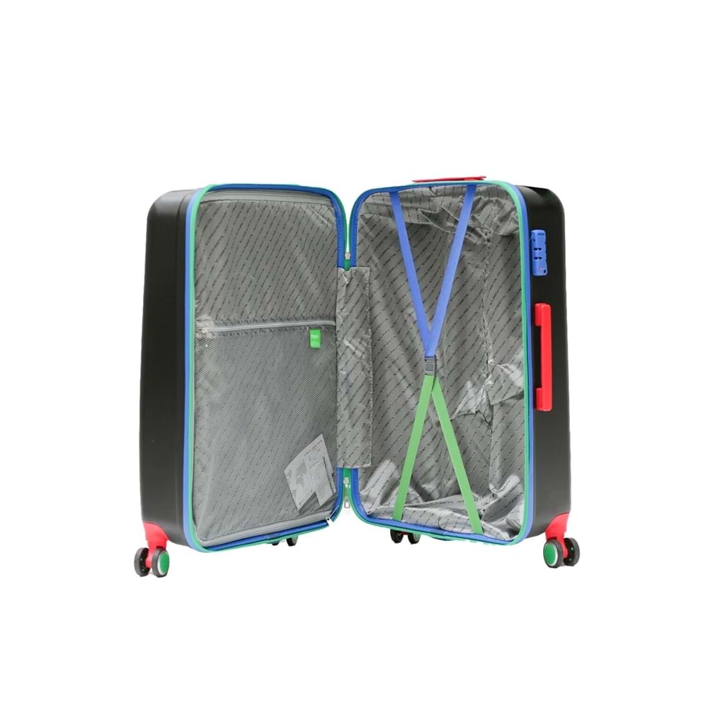 Benetton Trolley 70 Cm Siyah Valiz