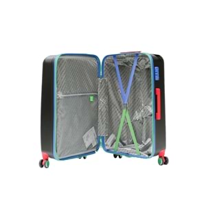 Benetton Trolley 70 Cm Siyah Valiz