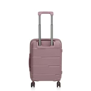 Us Polo Pc Valiz Seyahat Çantası 4 Teker Kilitli Büyük Boy Gül Kurusu