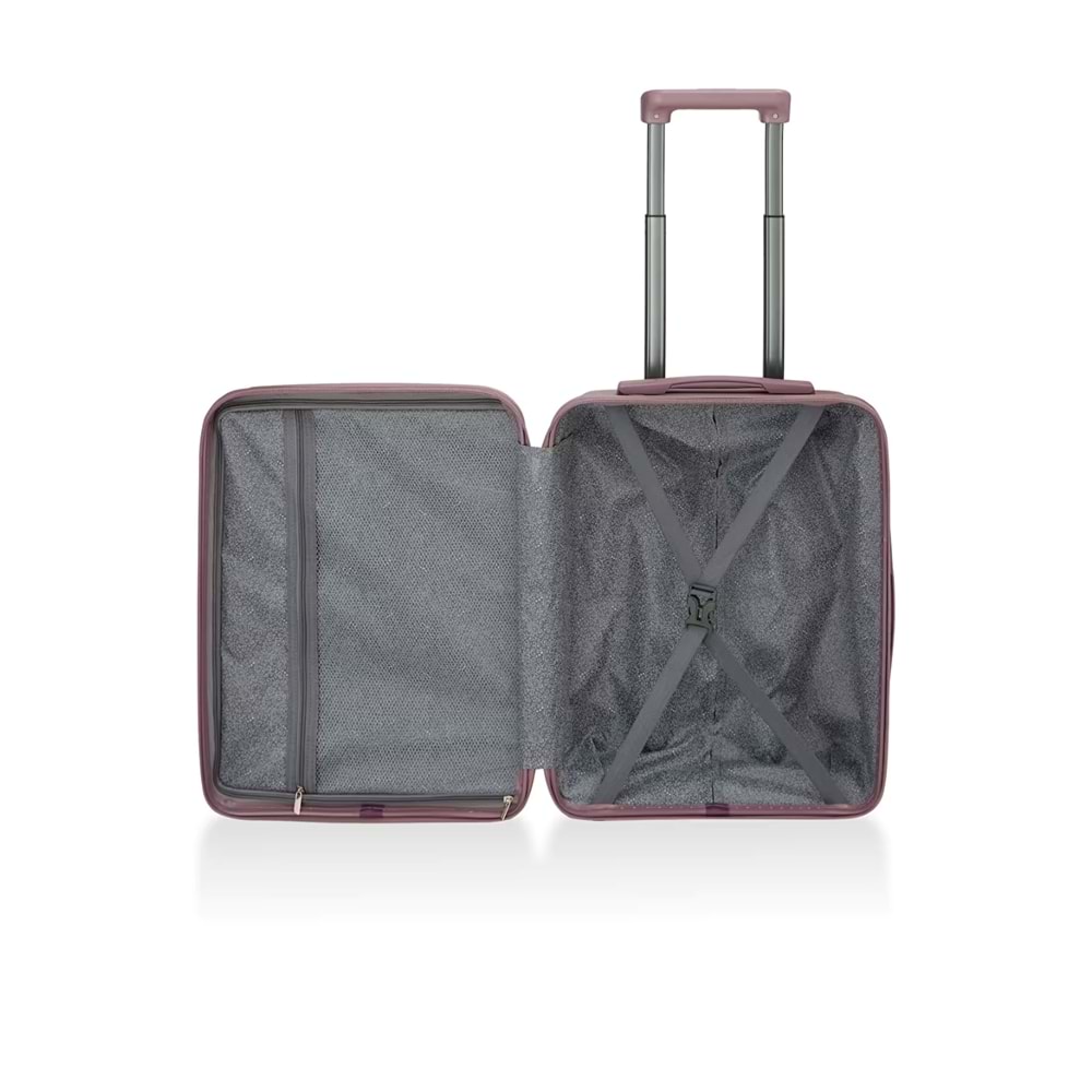 Us Polo Pc Valiz Seyahat Çantası 4 Teker Kilitli Büyük Boy Gül Kurusu