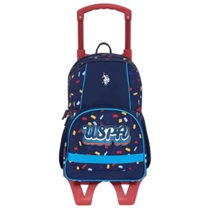 U.S. Polo Lacivert Çekçekli Okul Çantası Pltrl24156