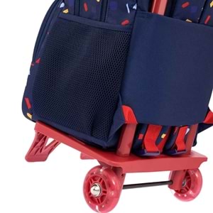 U.S. Polo Lacivert Çekçekli Okul Çantası Pltrl24156