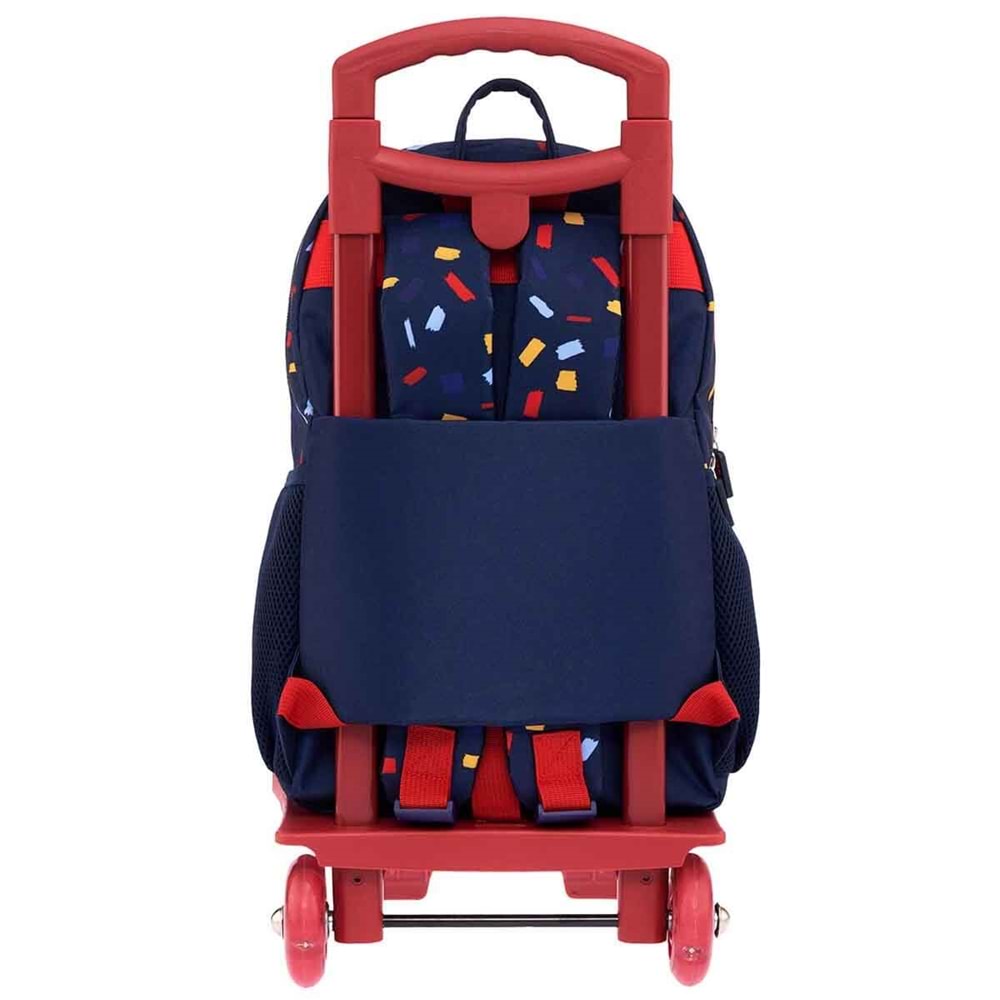 U.S. Polo Lacivert Çekçekli Okul Çantası Pltrl24156