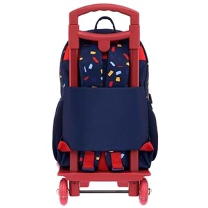 U.S. Polo Lacivert Çekçekli Okul Çantası Pltrl24156