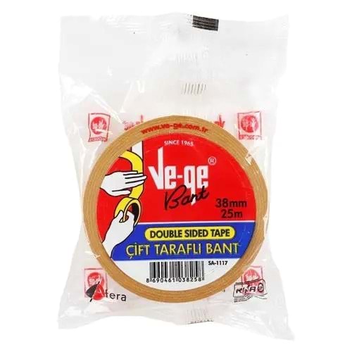 Ve-ge Vege Çift Taraflı Bant Askılı 12x25 Mt